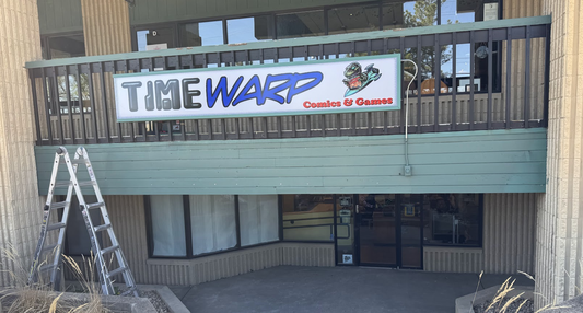 Time Warp Sign Front