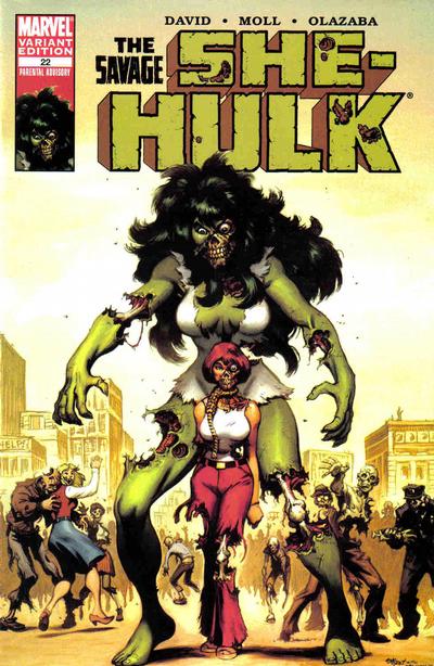 She-Hulk 2005 #22 Zombie Variant Edition - back issue - $20.00
