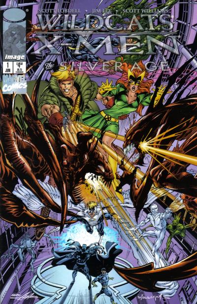 WildC.A.T.s / X-Men: The Silver Age 1997 #1 Neal Adams Cover - back issue - $5.00