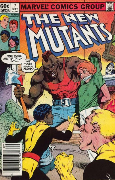 The New Mutants 1983 #7 Newsstand ed. - 2.0 - $1.00