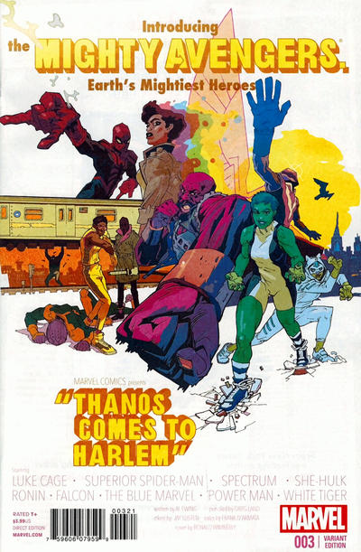 Mighty Avengers 2013 #3 Ronald Wimberly Variant - back issue - $20.00