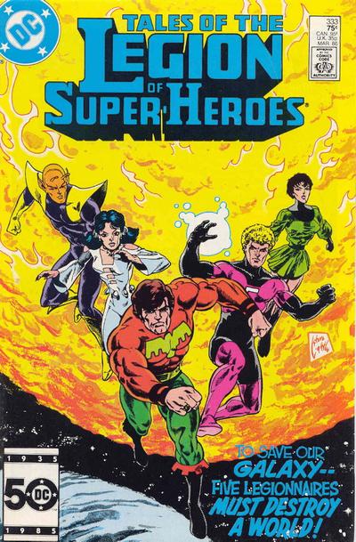 Tales of the Legion of Super-Heroes 1984 #333 Direct ed. - back issue - $3.50
