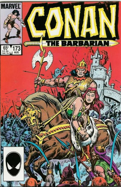 Conan the Barbarian 1970 #173 Direct ed. - 5.5 - $3.25