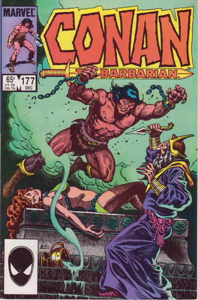Conan the Barbarian 1970 #177 Direct ed. - 5.0 - $3.00