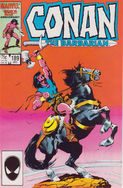 Conan the Barbarian 1970 #189 Direct ed. - 3.0 - $2.00