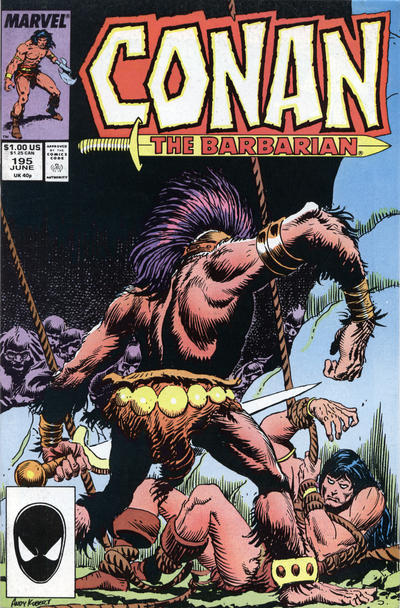 Conan the Barbarian 1970 #195 Direct ed. - 6.5 - $3.75