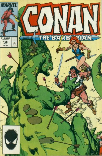 Conan the Barbarian 1970 #196 Direct ed. - 6.0 - $3.50