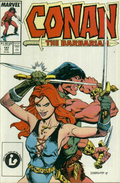 Conan the Barbarian 1970 #197 Direct ed. - 2.5 - $1.75