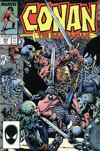 Conan the Barbarian 1970 #200 Direct ed. - 5.0 - $3.00