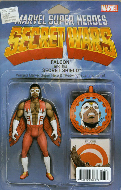 Secret Wars 2015 #5 John Tyler Christopher Action Figure Falcon - back issue - $8.00