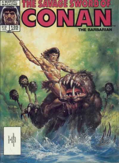 The Savage Sword of Conan 1974 #135 Direct ed. - 6.0 - $3.00