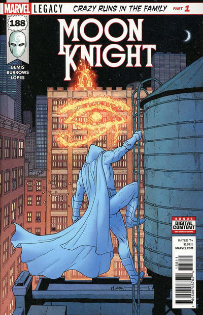 Moon Knight 2016 #188 Jacen Burrows Cover - 8.0 - $11.00