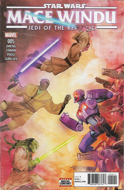 Star Wars: Mace Windu 2017 #5 Regular Cover - back issue - $5.00