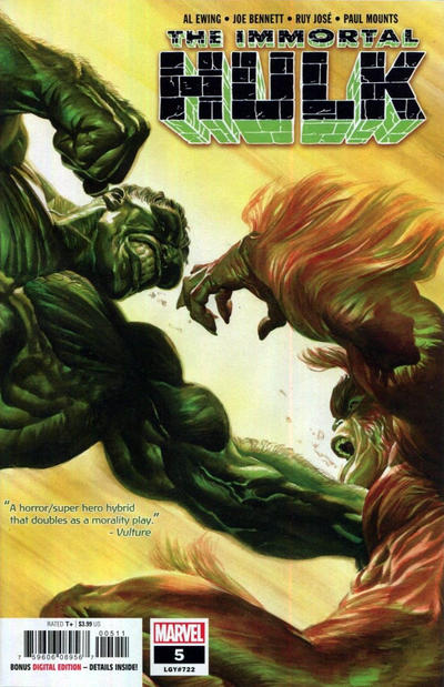 Immortal Hulk 2018 #5 Alex Ross - 7.5 - $13.00