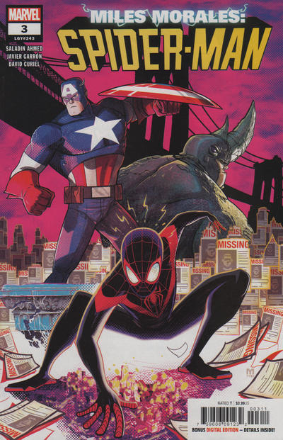 Miles Morales: Spider-Man 2019 #3 243 - 8.5 - $11.50