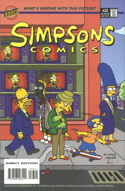 Simpsons Comics 1993 #33 - back issue - $8.00
