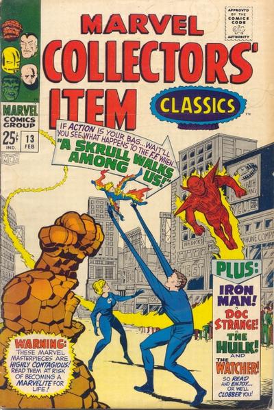 Marvel Collectors' Item Classics 1965 #13 - 4.5 - $11.25
