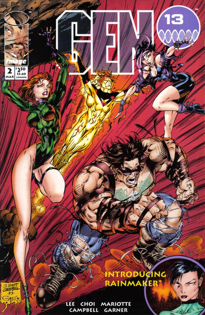 Gen 13 1994 #2 Direct ed. - back issue - $7.00