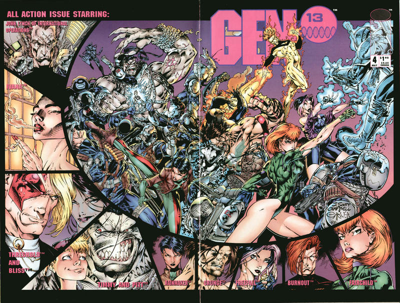 Gen 13 1994 #4 Direct ed. - back issue - $4.00