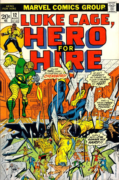 Hero for Hire 1972 #12 - 3.5 - $7.50