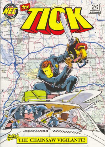 The Tick 1988 #9 1st printing - 5.0 - $2.50