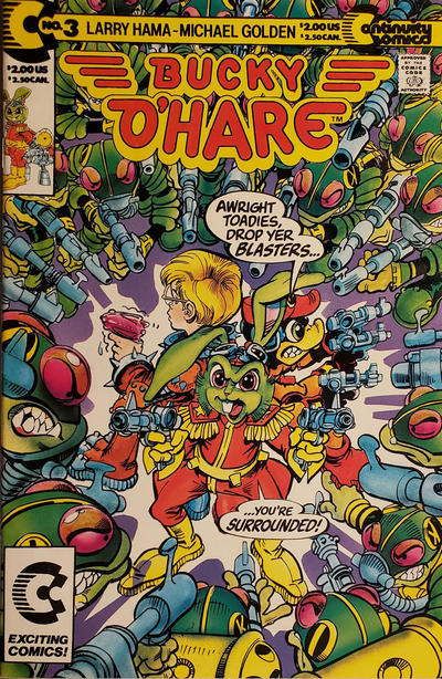 Bucky O'Hare 1991 #3 Direct ed. - 6.5 - $3.00