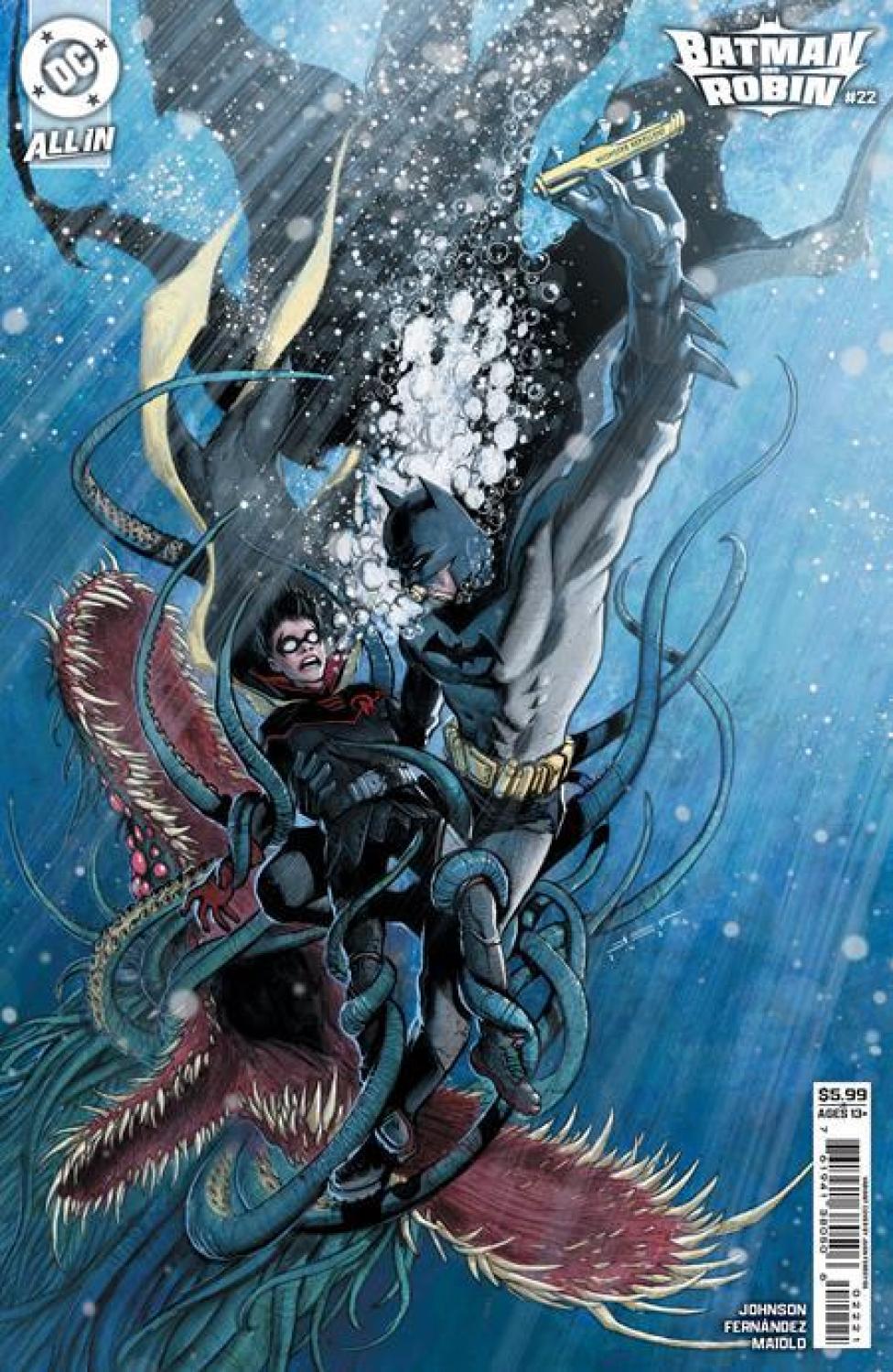 Batman and Robin 2023 #22 Juan Ferreyra Cardstock Variant Cover - back issue - $5.25
