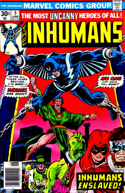 The Inhumans 1975 #5 Regular Edition - 3.0 - $3.25