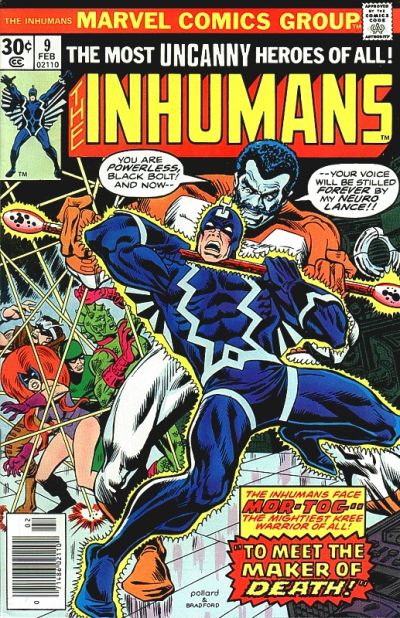 The Inhumans 1975 #9 Regular Edition - 3.0 - $3.25