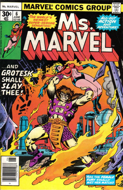 Ms. Marvel 1977 #6 30¢ - 6.0 - $9.00