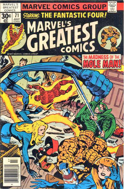 Marvel's Greatest Comics 1969 #71 30¢ - 4.5 - $2.25
