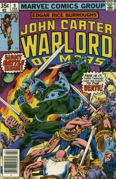 John Carter Warlord of Mars 1977 #9 - 6.5 - $6.75