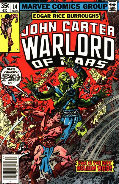 John Carter Warlord of Mars 1977 #14 - 8.0 - $9.00