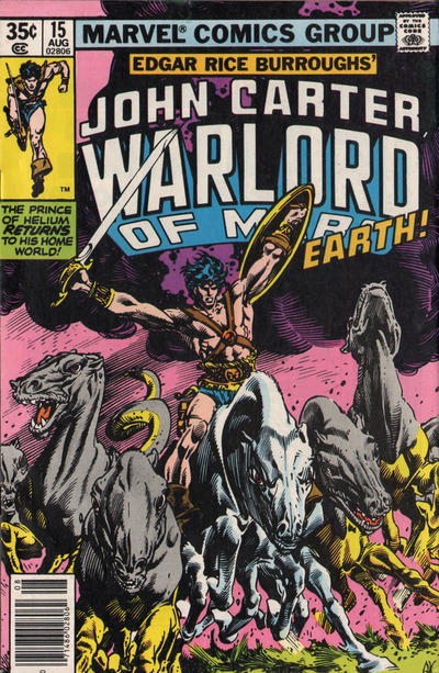 John Carter Warlord of Mars 1977 #15 - 4.5 - $3.50