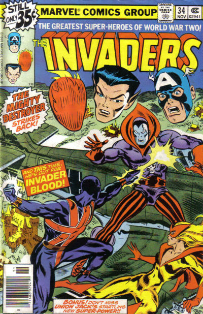The Invaders 1975 #34 Regular Edition - 4.0 - $3.25