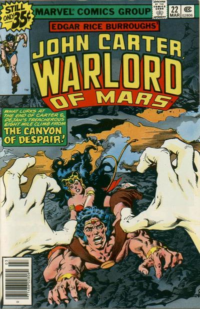 John Carter Warlord of Mars 1977 #22 - 6.0 - $6.00
