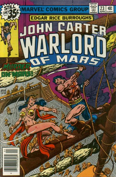 John Carter Warlord of Mars 1977 #23 - 8.0 - $6.00