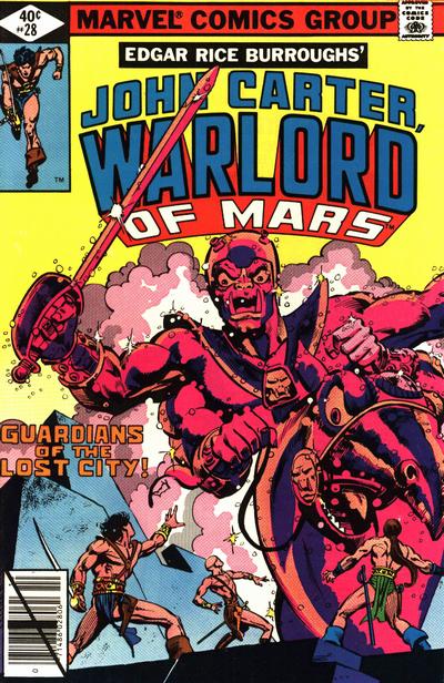 John Carter Warlord of Mars 1977 #28 Direct ed. - 7.5 - $5.75