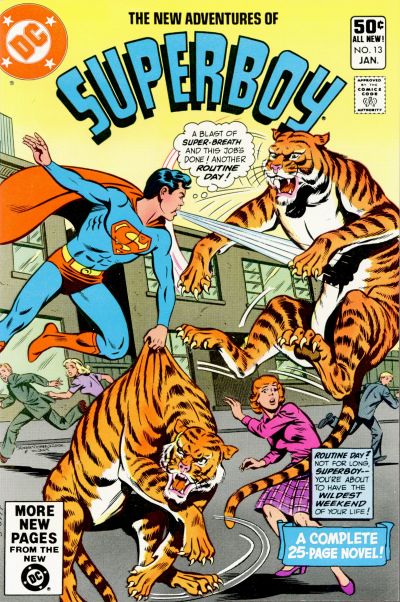 The New Adventures of Superboy 1980 #13 Direct ed. - back issue - $2.00