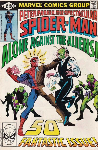 The Spectacular Spider-Man 1976 #50 Direct ed. - 6.5 - $3.50