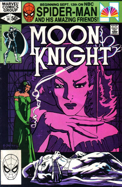 Moon Knight 1980 #14 Direct ed. - 6.0 - $8.00