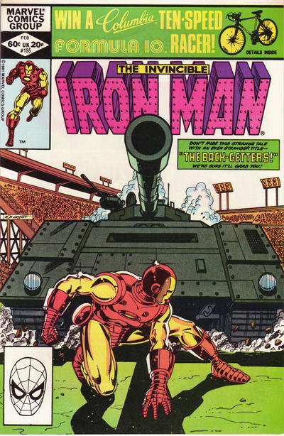 Iron Man 1968 #155 Direct ed. - back issue