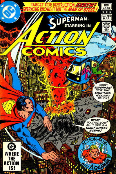 Action Comics 1938 #529 Direct ed. - 4.0 - $3.00
