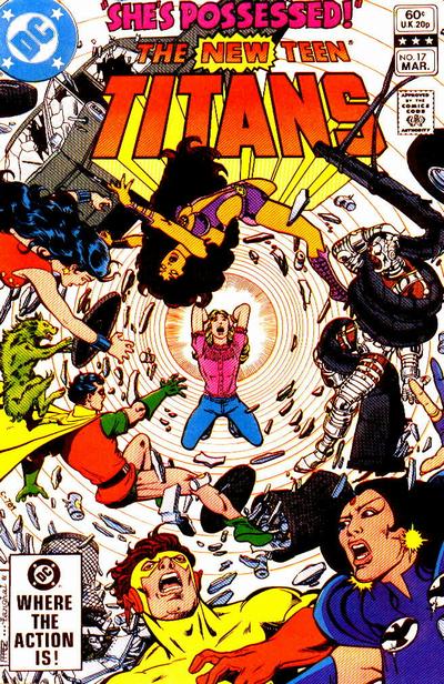 The New Teen Titans 1980 #17 Direct ed. - back issue - $2.50