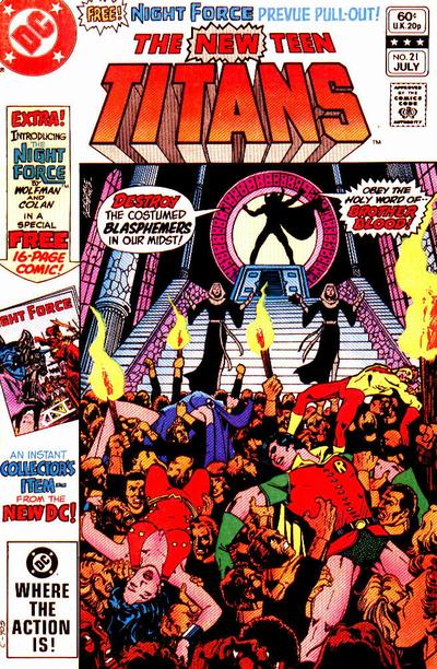 The New Teen Titans 1980 #21 Direct ed. - 5.5 - $5.50