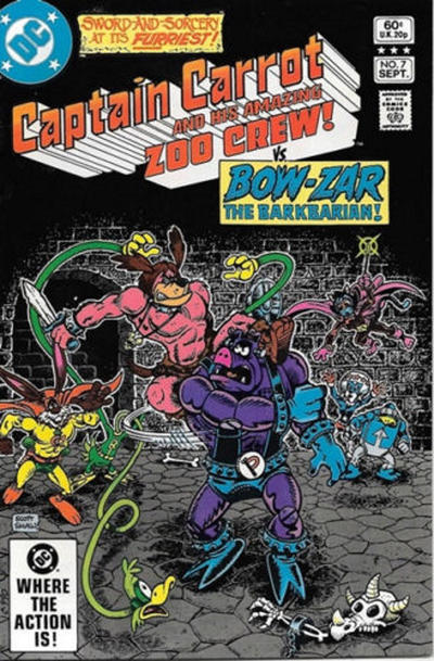 Captain Carrot and His Amazing Zoo Crew! 1982 #7 Direct ed. - back issue - $2.25