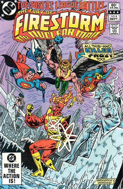 The Fury of Firestorm 1982 #4 Direct ed. - back issue - $2.50