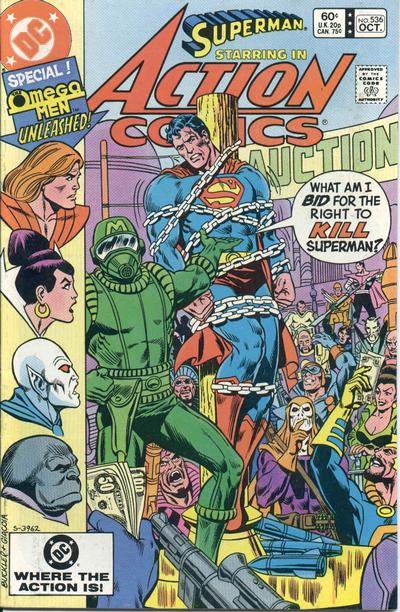 Action Comics 1938 #536 Direct ed. - back issue - $4.25
