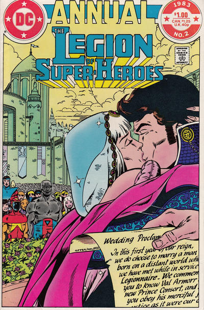 The Legion of Super-Heroes Annual 1982 #2 Direct ed. - back issue - $4.00