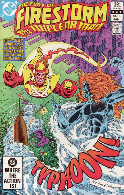 The Fury of Firestorm 1982 #8 Direct ed. - back issue - $3.00